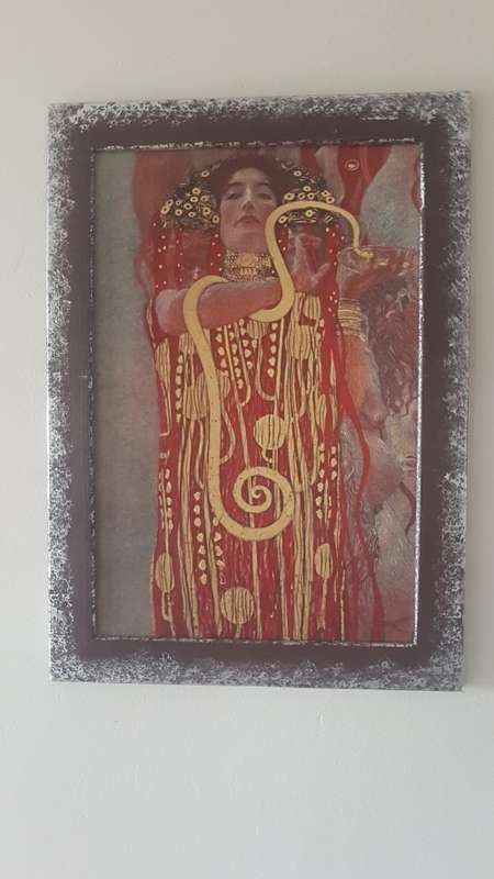 Gustav Klimpt  Hygieia canvas print