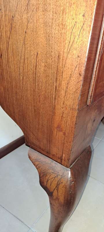 18 Century wall nut chest on stand George 11