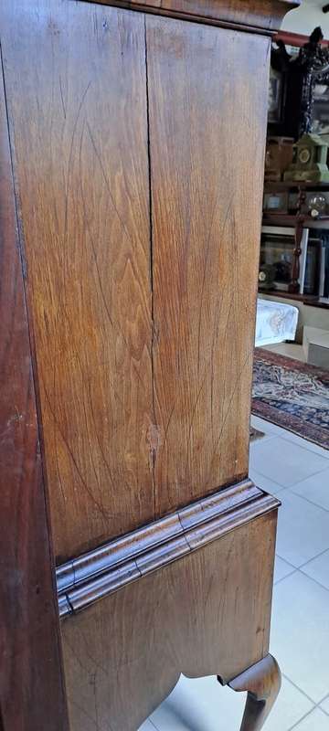 18 Century wall nut chest on stand George 11