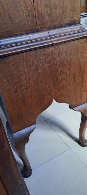 18 Century wall nut chest on stand George 11