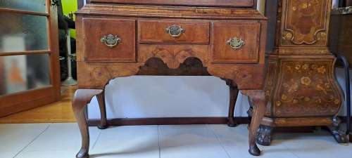 18 Century wall nut chest on stand George 11