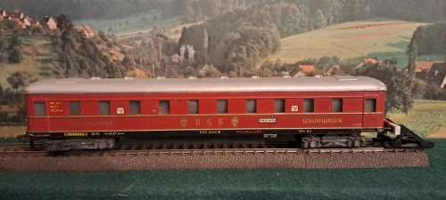 Fleischmann HO DSG 20318 sleeping coach from the 50`s