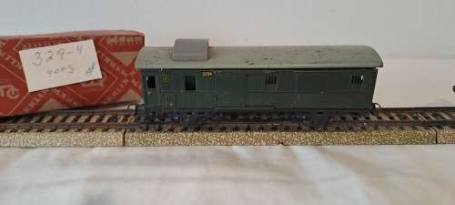 Marklin old timer 329-4 luggage car with original old Marklin box collectors item