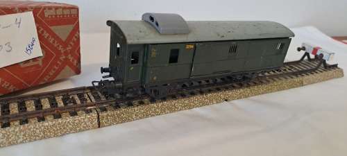 Marklin old timer 329-4 luggage car with original old Marklin box collectors item