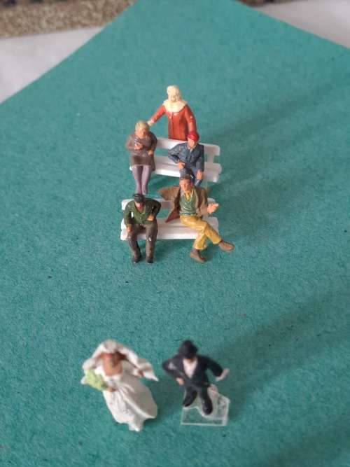 Vintage ho wedding scene
