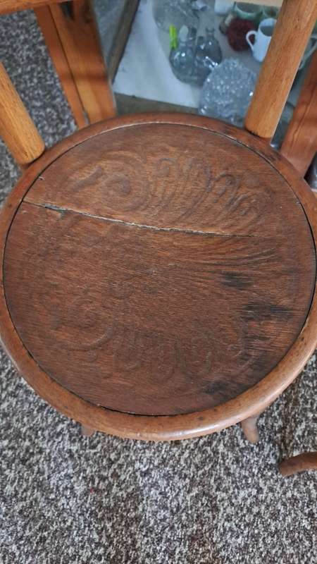 set of 3 Josef Hoffman Beilitz  Austria bentwood chairs