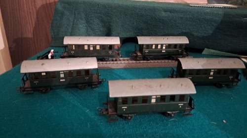 Marklin Ho 327-1 cl 3 passenger coach tin