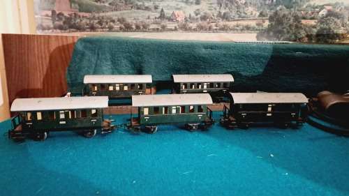 Marklin Ho 327-1 cl 3 passenger coach tin