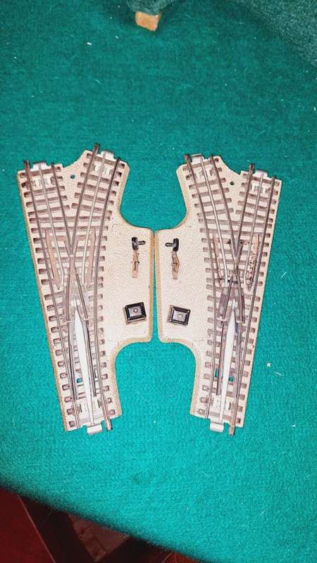 Marklin HO M track left and right turnouts manual