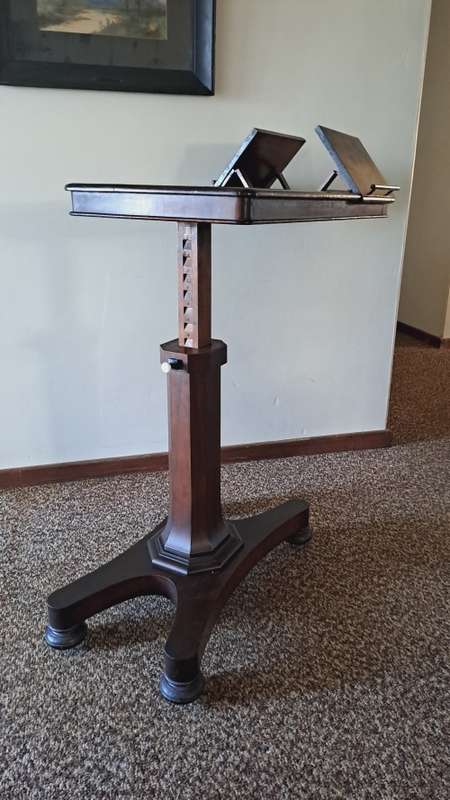 William IV mahogany adjustable library / reading table for the grander home GREATLY REDUCED