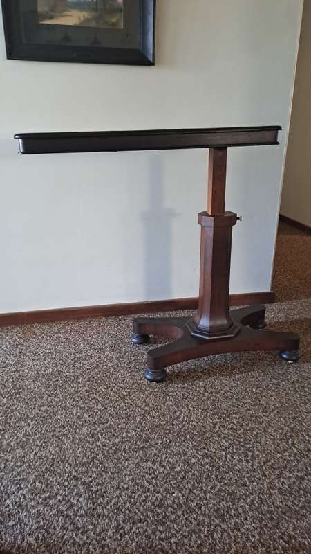 William IV mahogany adjustable library / reading table for the grander home GREATLY REDUCED