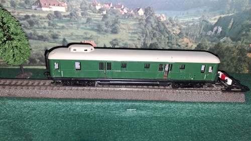 MARKLIN HO SCALE 346/4 baggage car metal 1954