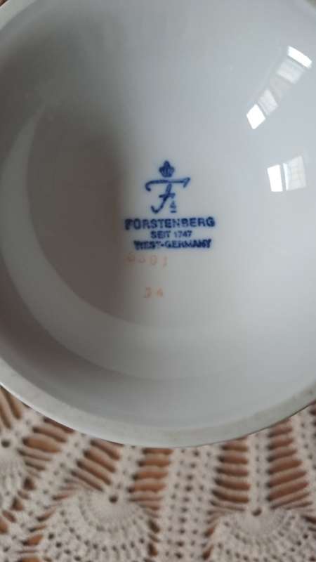 FÜRSTENBERG Germany superior quality porcelain vase 19cm