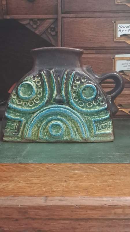 Carstens Tönnieshof 7858-15 ceramic vase ceramic west german pottery design60s 70s  vintage Lava