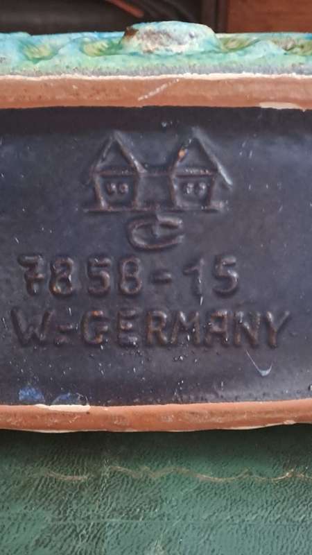 Carstens Tönnieshof 7858-15 ceramic vase ceramic west german pottery design60s 70s  vintage Lava