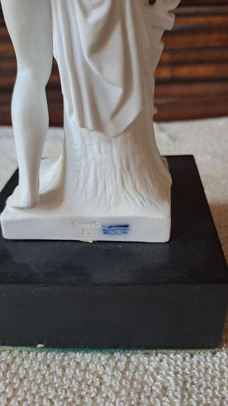 Royal Copenhagen Bisque figurine of Mercury as the Arhus killer