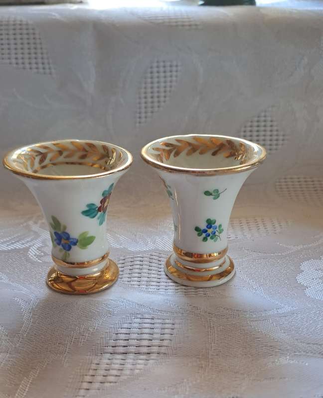 pair of small Limoge vases
