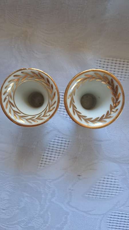 pair of small Limoge vases