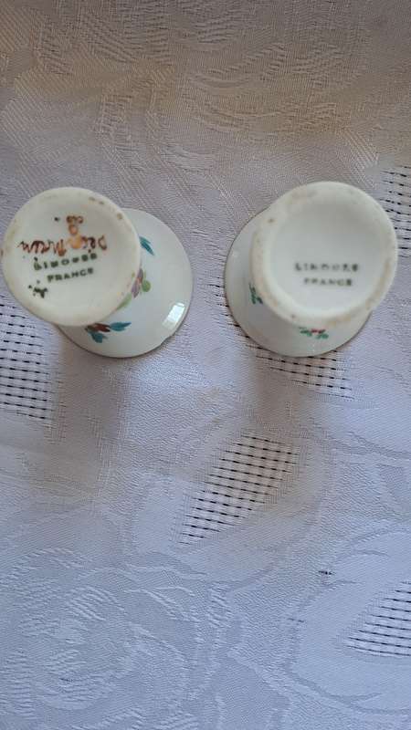 pair of small Limoge vases