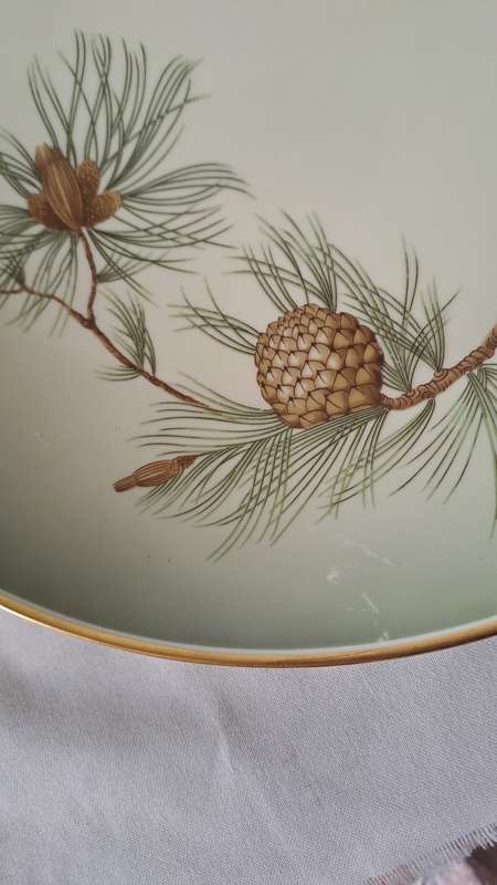 Large Rosenthal ` pine needles collection` serving plate