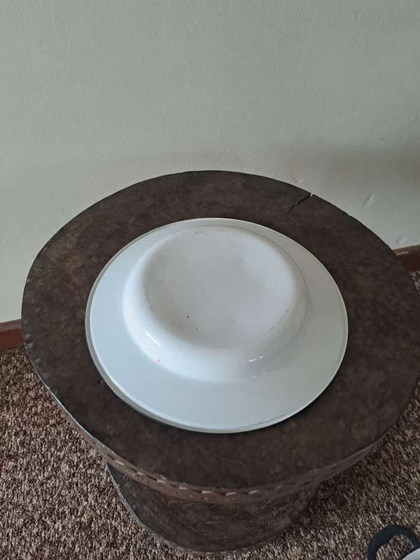 Genuine old enamel plate