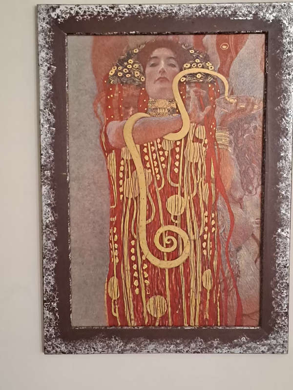 Large Gustav Klimt canvas print