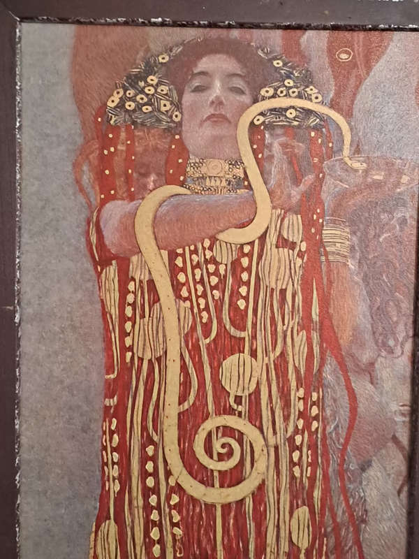 Large Gustav Klimt canvas print