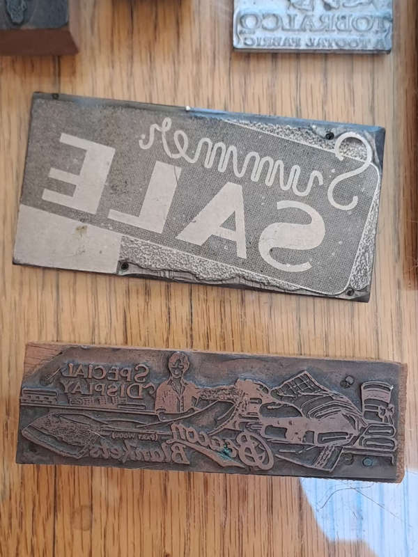 Beautiful and interesting vintage copper and lead stamps