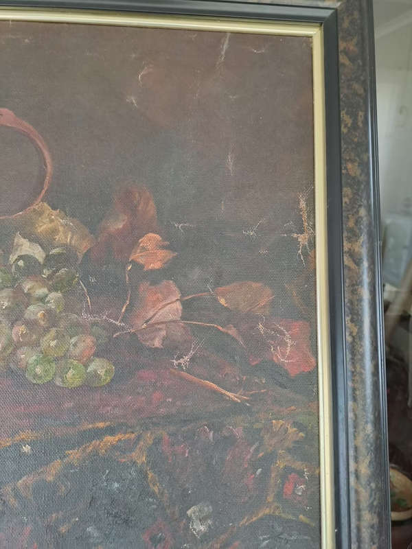 large long still life oil painting 1907