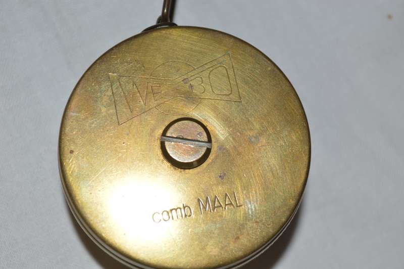 rare vintage WE - BO comb MAAL livestock tape measure