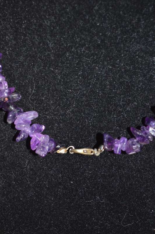 vintage amethyst necklace and bracelet