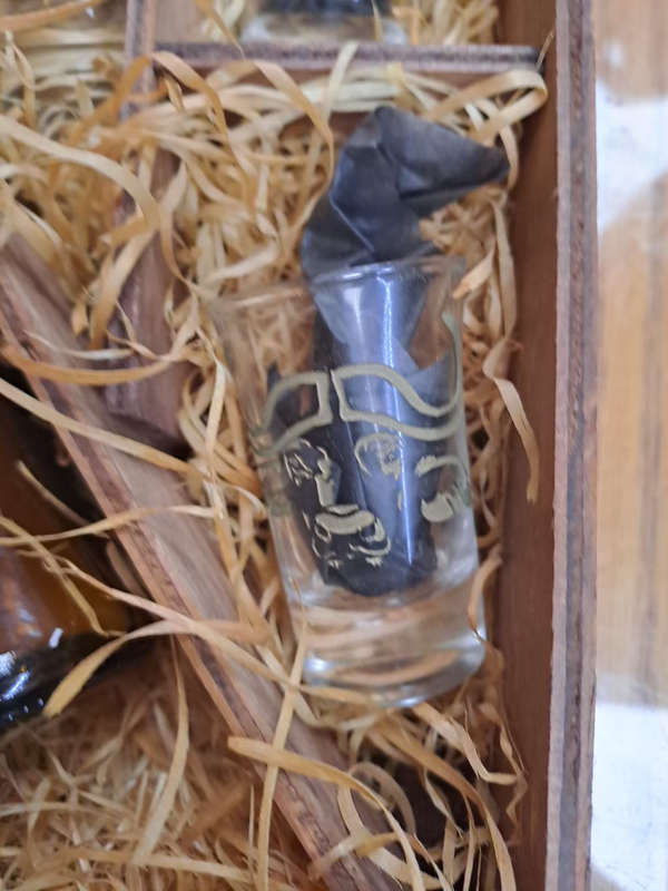 Big 5 vintage tot glasses