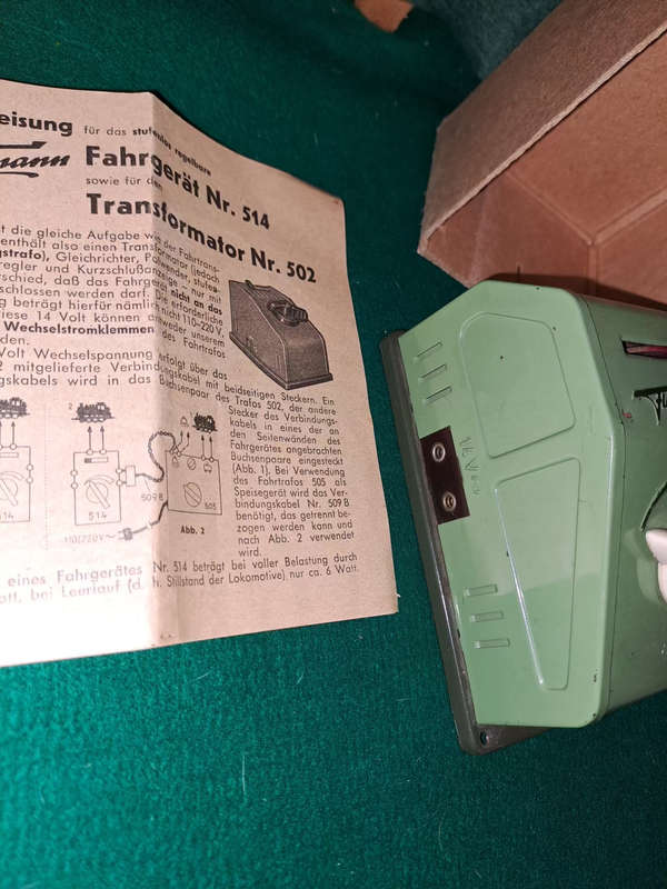 fleischmann HO  514 controller new in original box