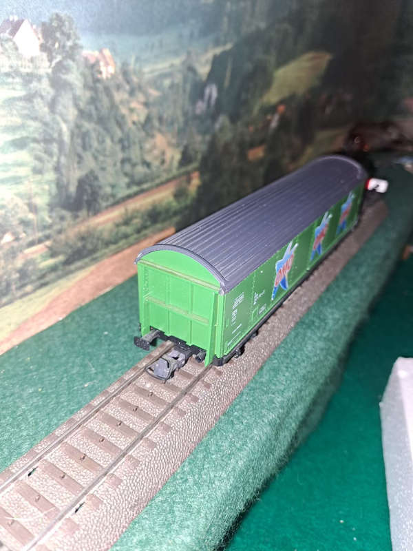 Roco 47665 Rail Cleaning Wagon Omo DB Alternating Current Gauge H0 Boxed