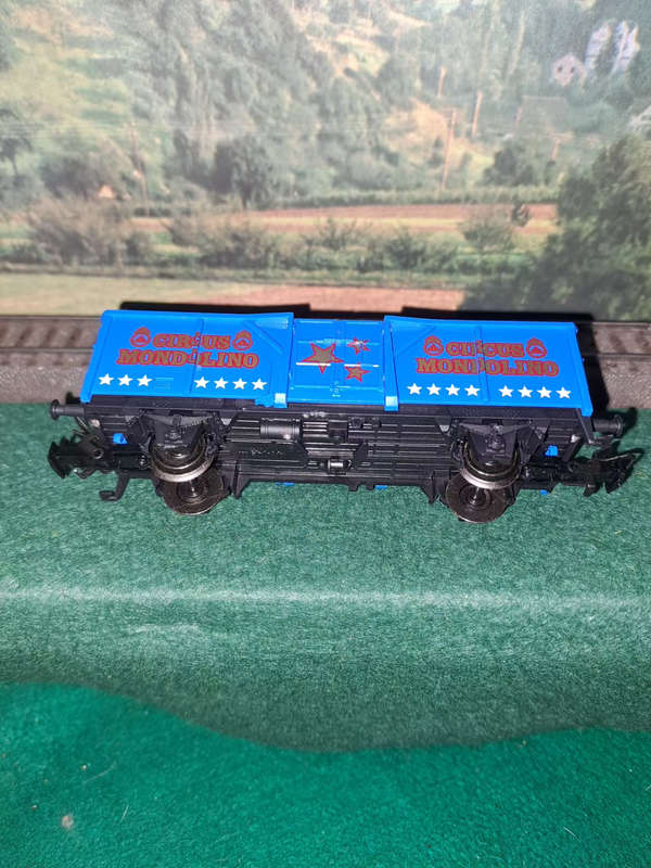 Marklin HO Circus Mondolino open goods wagon REDUCED FOR WEEK END
