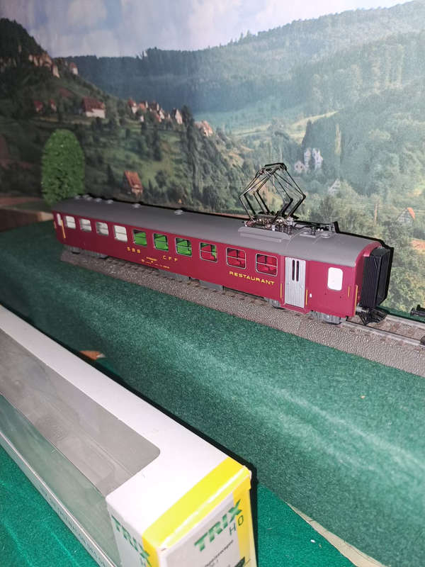 Trix H0 23343  Dining Car of SBB. New boxed