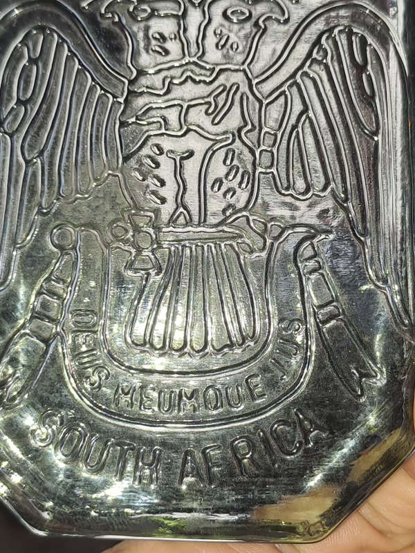 masonic glass paper weight South Africa deus meumque Jus