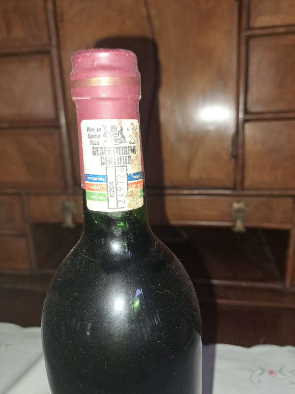 Stellenryck Cabernet Sauvignon 1982  bottle No 1933 superior
