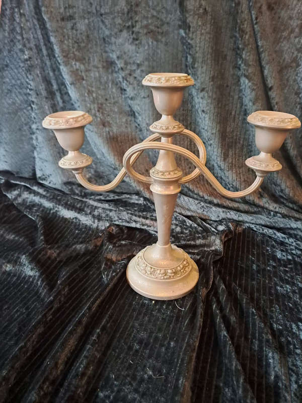 Med vintage 3 candle epns candelabra