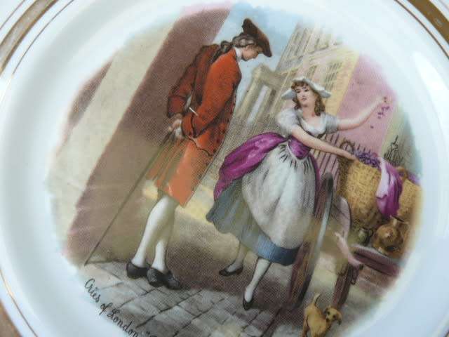 PORCELAIN PLATE REGENCY ENGLAND 27.5 CM