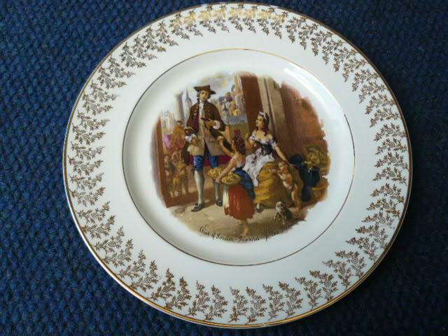 PORCELAIN PLATE LIVERPOOL RD STROKE ON TRENT ENGLAND 25 CM