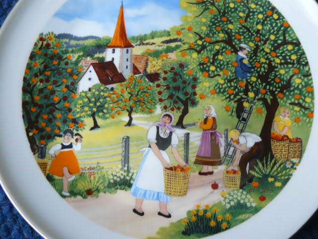 CERAMIC PLATE CONSTANTIA 23 CM