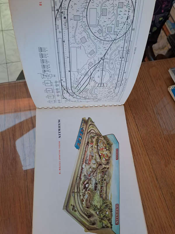 Marklin Ho track lay out catalogue 86 pages 0351