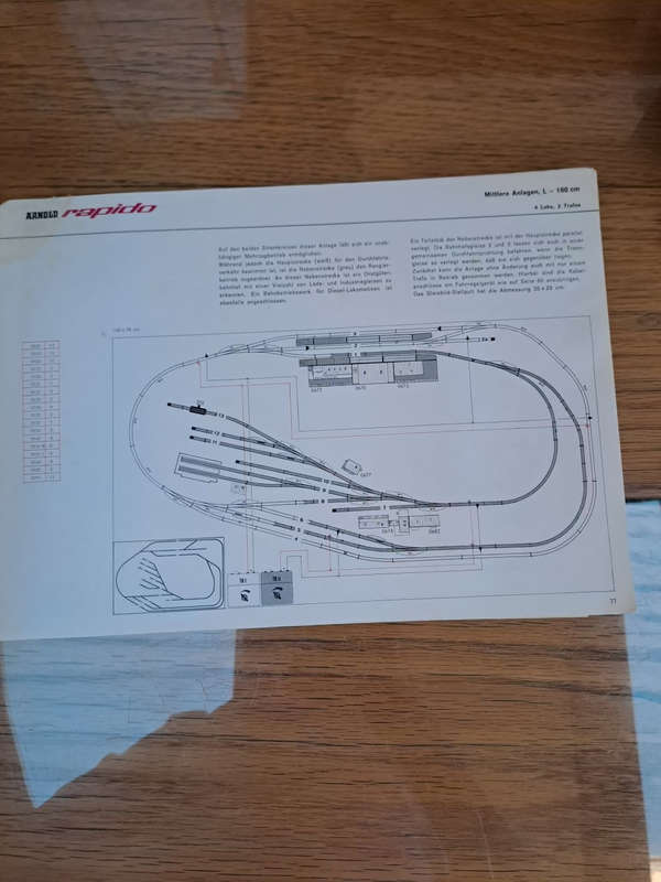 Arnold Rapido N Guage track lay out plans catalogue 0020 112 pages