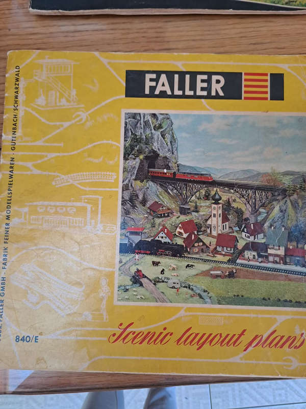 Faller scenic layout plans 840E 37 pages