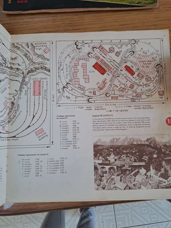 Faller scenic layout plans 840E 37 pages