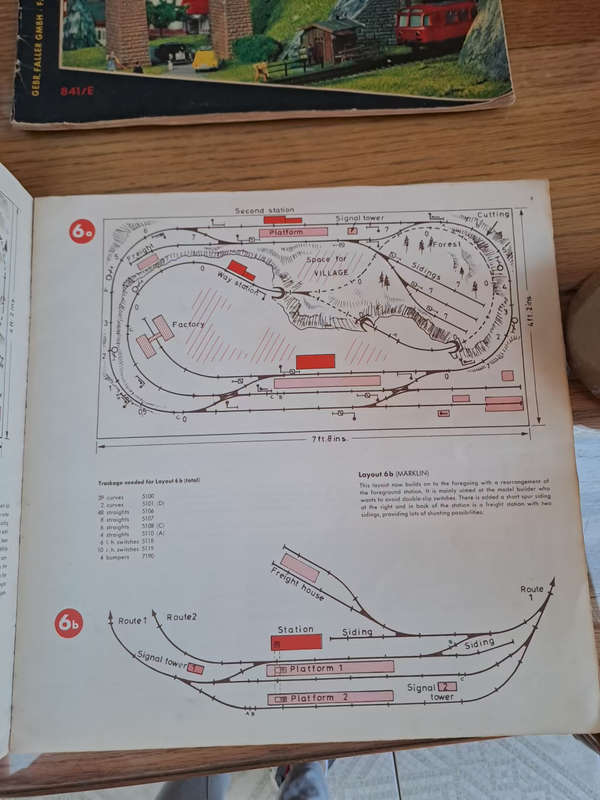 Faller scenic layout plans 840E 37 pages