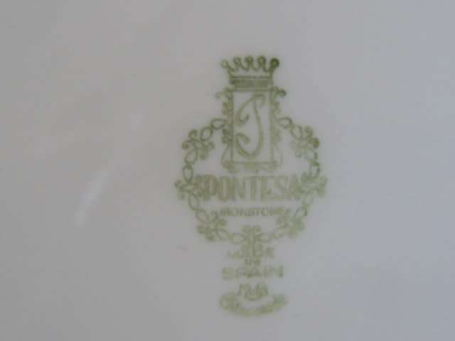 SPANISH PONTESA PORC PLATE