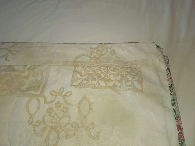 Beautiful Large hand made quilt with sling 180x180cm REDUCED