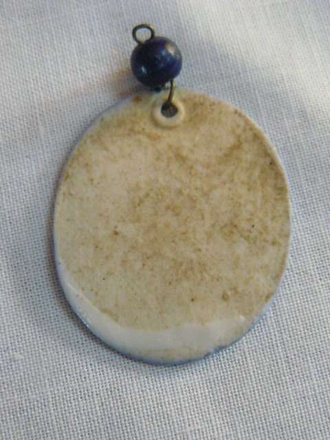 ENAMEL HAND PAINTED GLAZED PENDANT